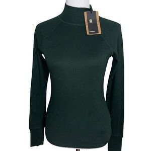 G-Star Deep Green Turtleneck Sweater